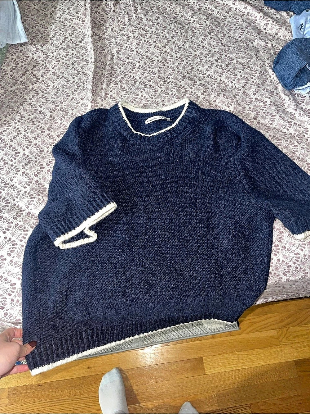 Abercrombie & Fitch Crewneck Sweater Blue